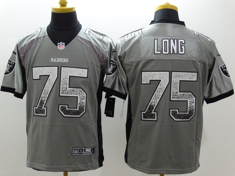 Men's Las Vegas Raiders Howie Long #75 Gray Jersey